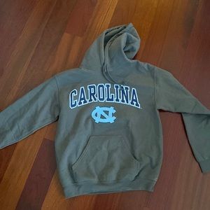 Carolina hoodie grey with blue